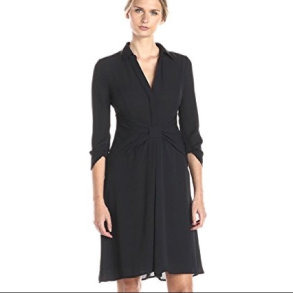 BCBGMaxAzria 12 Black Tazar Dress Knee-Lenth